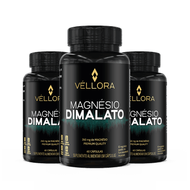 Kit 3 Magnésio Dimalato